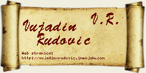 Vujadin Rudović vizit kartica